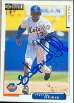 Edgardo Alfonzo Signed 1998 Collector's Choice Baseball Card - New York Mets