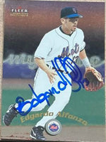 Edgardo Alfonzo Signed 2000 Fleer Mystique Baseball Card - New York Mets