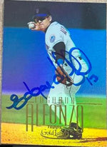 Edgardo Alfonzo Signed 2002 Topps Gold Label Baseball Card - New York Mets