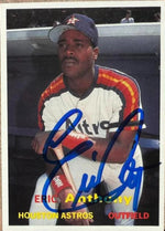 Eric Anthony Signed 1990 Sports Collectors Digest Baseball Card Price Guide Monthly Baseball Card - Houston Astros #16
