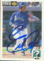 Eric Anthony Signed 1994 Collector's Choice Baseball Card - Seattle Mariners #411