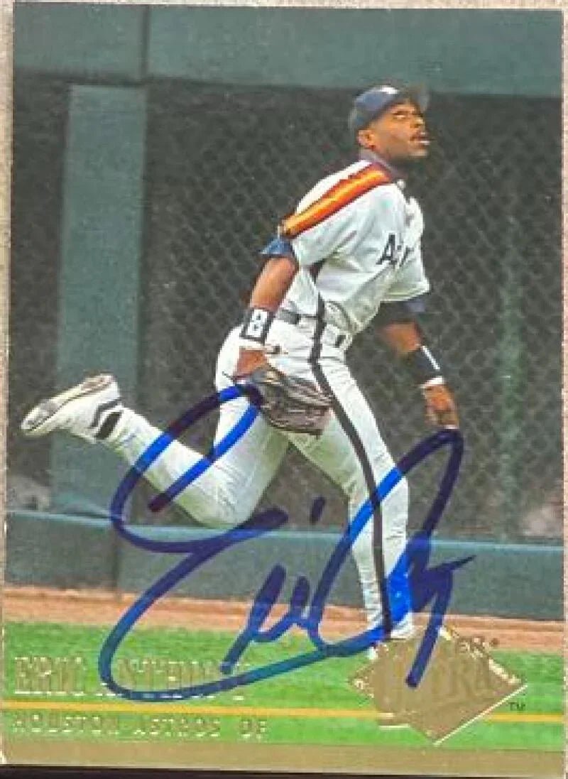 Eric Anthony Signed 1994 Fleer Ultra Baseball Card - Houston Astros #202