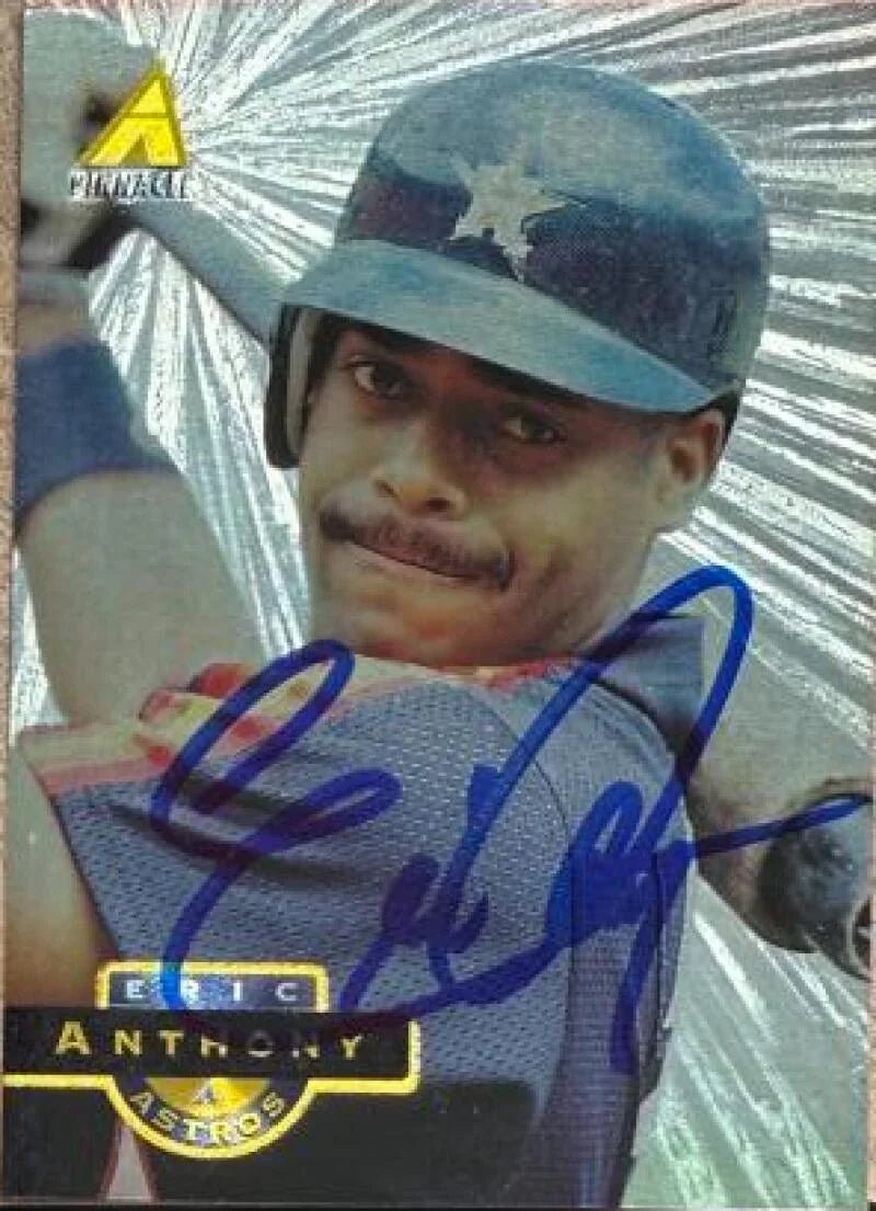 Eric Anthony Signed 1994 Pinnacle Museum Collection Baseball Card - Houston Astros #75