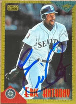 Eric Anthony Signed 1994 Score Rookie & Traded Gold Rush Baseball Card - Seattle Mariners #RT27