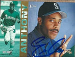 Eric Anthony Signed 1994 Score Select Baseball Card - Seattle Mariners #286