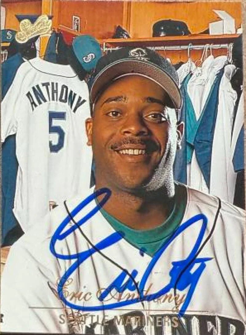 Eric Anthony Signed 1994 Studio Baseball Card - Seattle Mariners #99