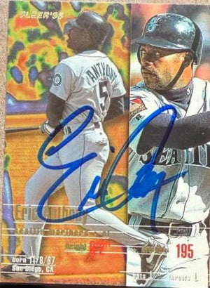 Eric Anthony Signed 1995 Fleer Baseball Card - Seattle Mariners #259