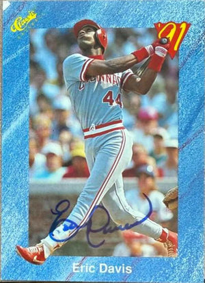 Eric Davis Signed 1991 Classic I Baseball Card - Cincinnati Reds #T34