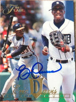 Eric Davis Signed 1994 Flair Baseball Card - Detroit Tigers #46