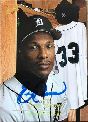 Eric Davis Signed 1994 Studio Baseball Card - Detroit Tigers #189