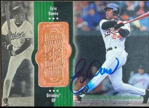 Eric Davis Signed 1998 SP XFinite Baseball Card - Baltimore Orioles #253 6358/9000
