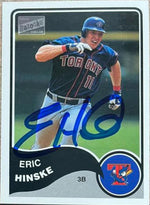Eric Hinske Signed 2003 Bazooka Baseball Card - Toronto Blue Jays