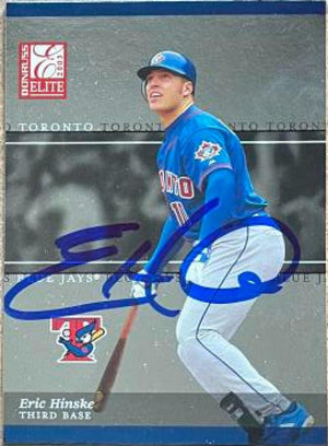 Eric Hinske Signed 2003 Donruss Elite Baseball Card - Toronto Blue Jays - PastPros