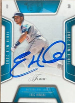 Eric Hinske Signed 2003 Flair Baseball Card - Toronto Blue Jays