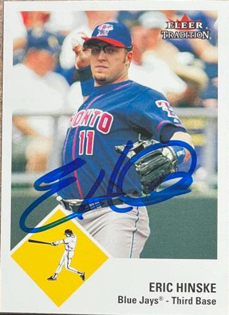 Eric Hinske Signed 2003 Fleer Tradition Update Baseball Card - Toronto Blue Jays - PastPros