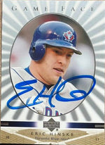 Eric Hinske Signed 2003 Upper Deck Game Face Baseball Card - Toronto Blue Jays