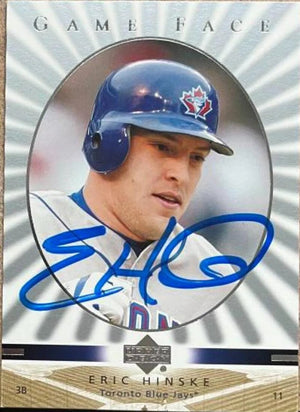Eric Hinske Signed 2003 Upper Deck Game Face Baseball Card - Toronto Blue Jays