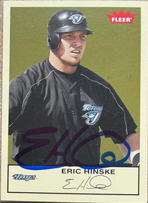 Eric Hinske Signed 2005 Fleer Tradition Baseball Card - Toronto Blue Jays - PastPros