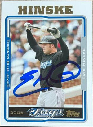 Eric Hinske Signed 2005 Topps Baseball Card - Toronto Blue Jays - PastPros