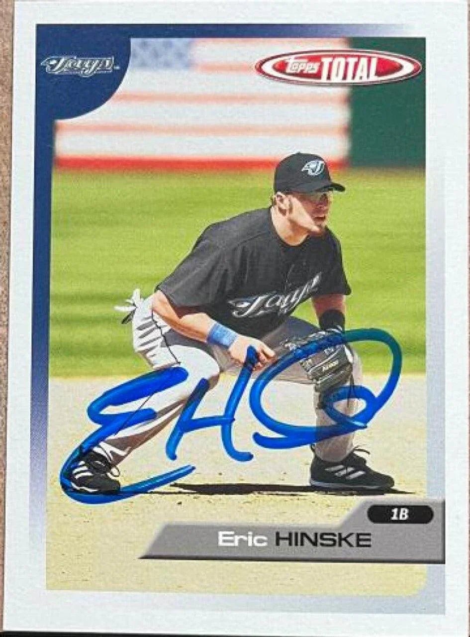 Eric Hinske Signed 2005 Topps Total Baseball Card - Toronto Blue Jays