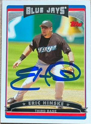 Eric Hinske Signed 2006 Topps Baseball Card - Toronto Blue Jays