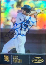Eric Munson Signed 2001 Topps Gold Label Baseball Card - Detroit Tigers