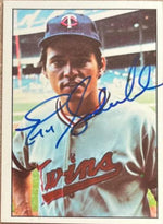 Eric Soderholm Signed 1976 SSPC Baseball Card - Minnesota Twins