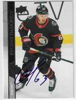 Evgenii Dadonov Signed 2020-21 Upper Deck Hockey Card - Ottawa Senators