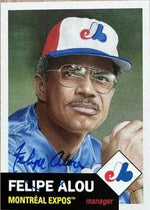 Felipe Alou Signed 2023 Topps Living Baseball Card - Montreal Expos