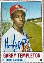 Garry Templeton Signed 1978 Hostess Baseball Card - St Louis Cardinals
