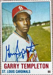 Garry Templeton Signed 1978 Hostess Baseball Card - St Louis Cardinals - PastPros