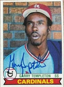 Garry Templeton Signed 1979 Topps Baseball Card - St Louis Cardinals