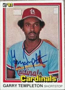 Garry Templeton Signed 1981 Donruss Baseball Card - St Louis Cardinals