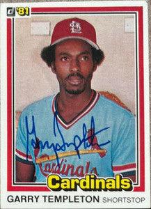 Garry Templeton Signed 1981 Donruss Baseball Card - St Louis Cardinals - PastPros