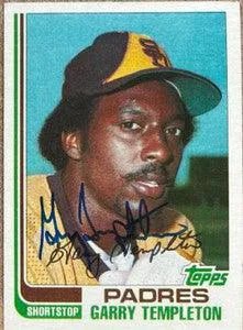 Garry Templeton Signed 1982 Topps Traded Baseball Card - San Diego Padres