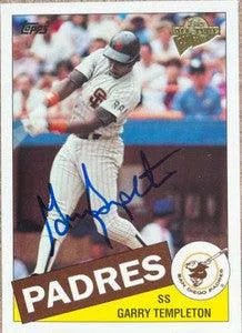 Garry Templeton Signed 2003 Topps All-Time Fan Favorites Baseball Card - San Diego Padres