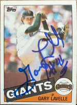 Gary Lavelle Signed 1985 Topps Baseball Card - San Francisco Giants