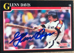 Glenn Davis Signed 1991 Score Baseball Card - Houston Astros #830