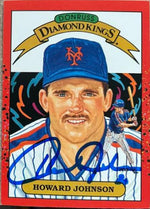 Howard Johnson Signed 1990 Donruss Baseball Card - New York Mets #18