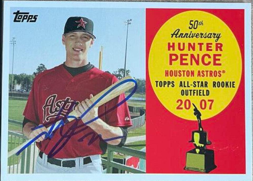 Hunter Pence Signed 2008 Topps All-Rookie Team 50th Anniversary Baseball Card - Houston Astros - PastPros
