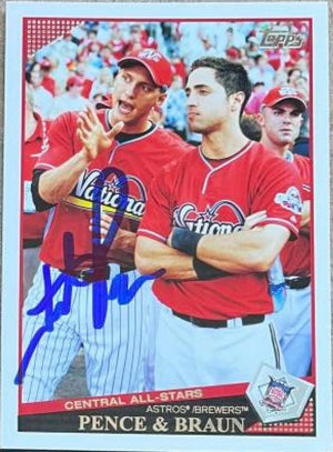 Hunter Pence Signed 2009 Topps Updates & Highlights Baseball Card - Houston Astros #UH316 - PastPros
