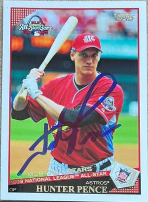 Hunter Pence Signed 2009 Topps Updates & Highlights Baseball Card - Houston Astros #UH321 - PastPros