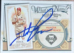 Hunter Pence Signed 2012 Allen & Ginter What's In A Name Baseball Card - Philadelphia Phillies