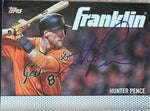 Hunter Pence Signed 2016 Topps Update Team Franklin Baseball Card - San Francisco Giants
