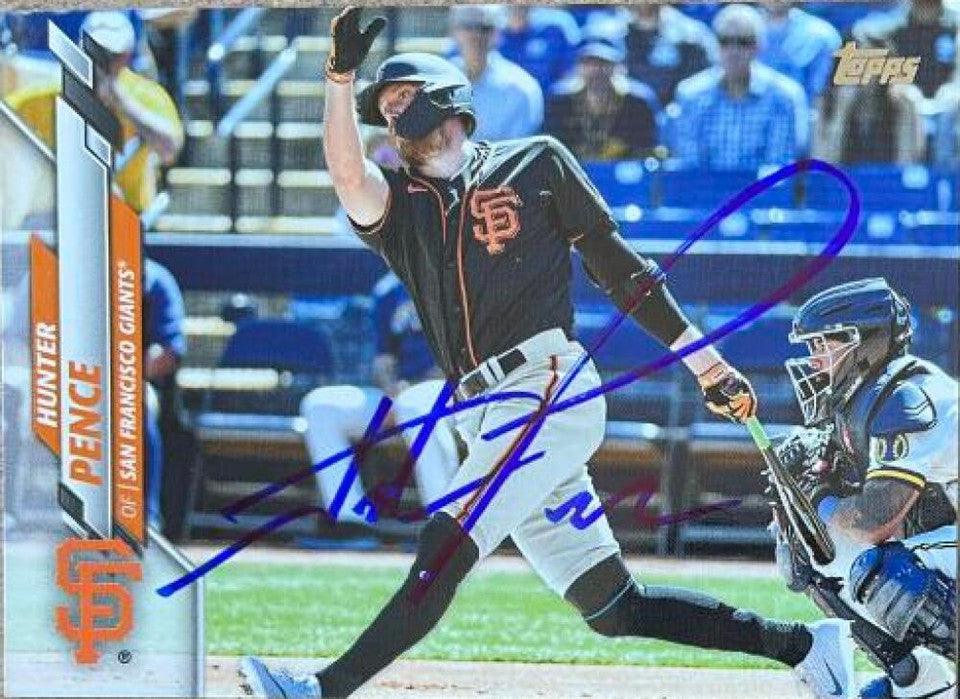 Hunter Pence Signed 2020 Topps Update Baseball Card - San Francisco Giants - PastPros