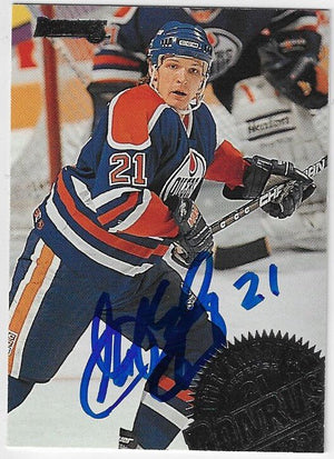 Igor Kravchuk Signed 1994-95 Donruss Hockey Card - Edmonton Oilers