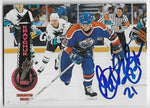 Igor Kravchuk Signed 1994-95 Pinnacle Hockey Card - Edmonton Oilers