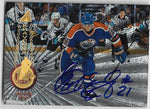 Igor Kravchuk Signed 1994-95 Pinnacle Rink Collection Hockey Card - Edmonton Oilers
