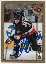 Igor Kravchuk Signed 1998-99 Topps Hockey Card - Ottawa Senators
