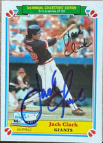 Jack Clark Signed 1983 Topps Drake's Big Hitters Baseball Card - San Francisco Giants